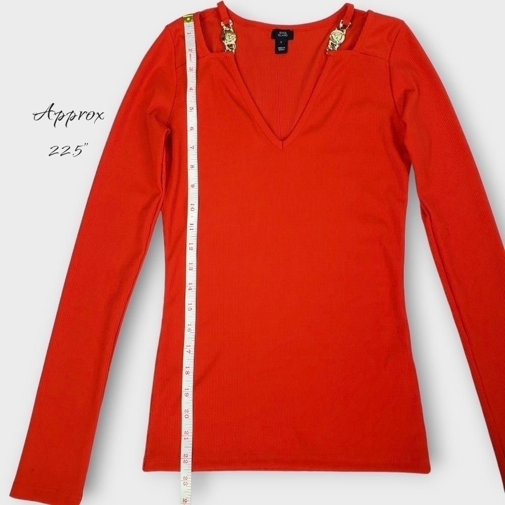 River Island Cut Out Hardware Top - Picture 9 of 11